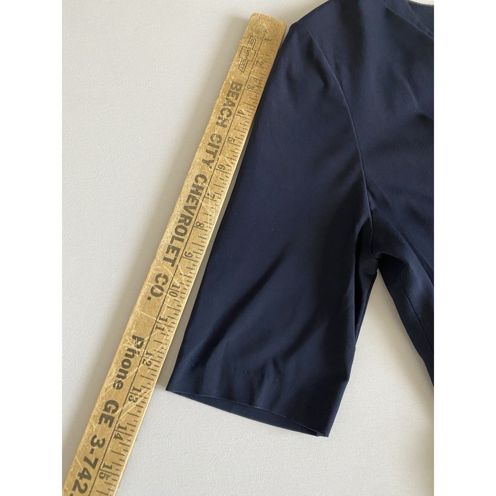 Autumn Wedding Guest Dress Alex Evenings Navy Dress Size 10 Party Gala - Picture 9 of 12